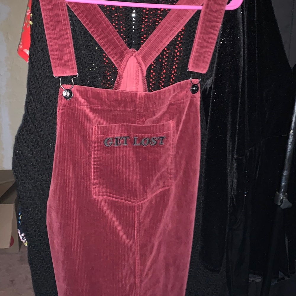 Hot topic corduroy overall dress